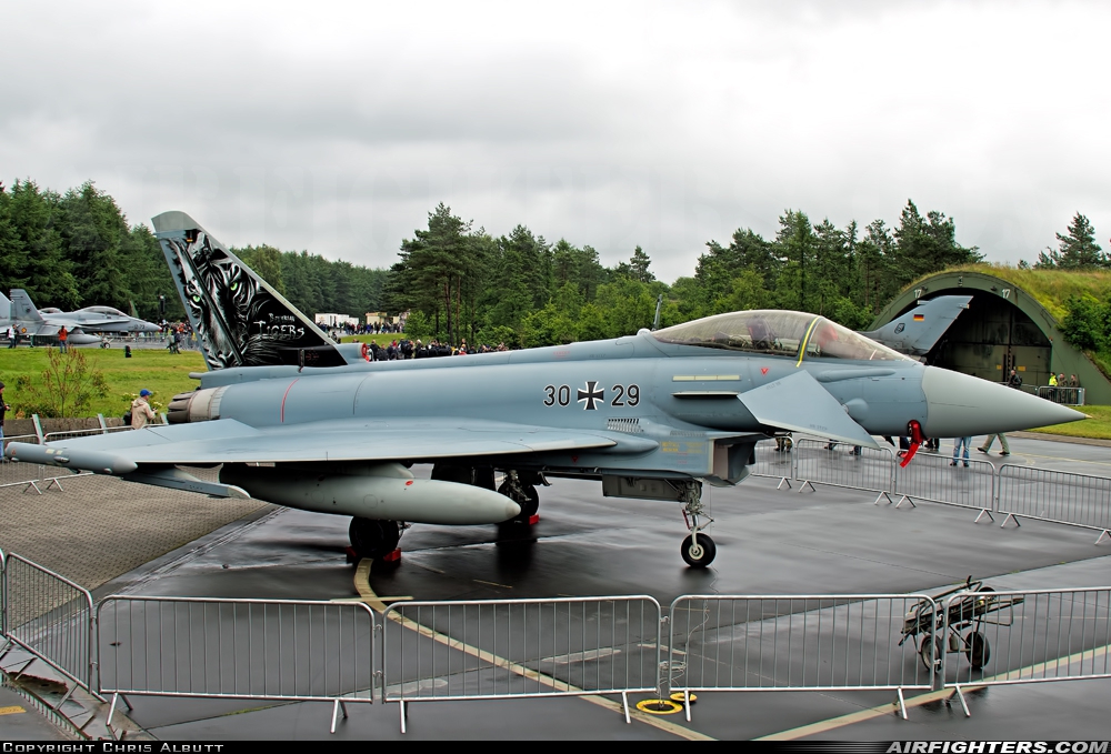 Germany - Air Force Eurofighter EF-2000 Typhoon S 30+29 at Wittmundhafen (Wittmund) (ETNT), Germany