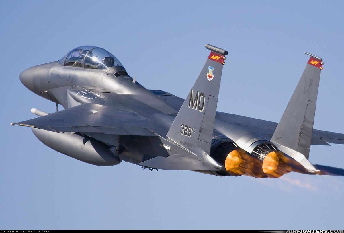 USA - Air Force McDonnell Douglas F-15E Strike Eagle 88-1705 at Las Vegas - Nellis AFB (LSV / KLSV), USA