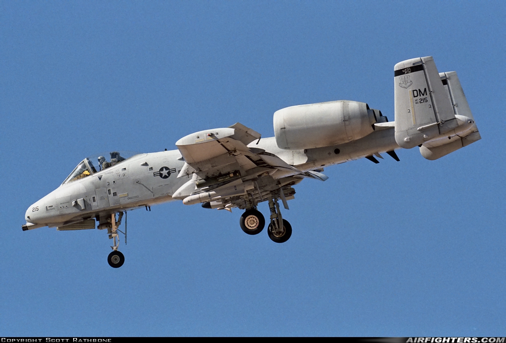 USA - Air Force Fairchild A-10A Thunderbolt II 80-0215 at Las Vegas - Nellis AFB (LSV / KLSV), USA