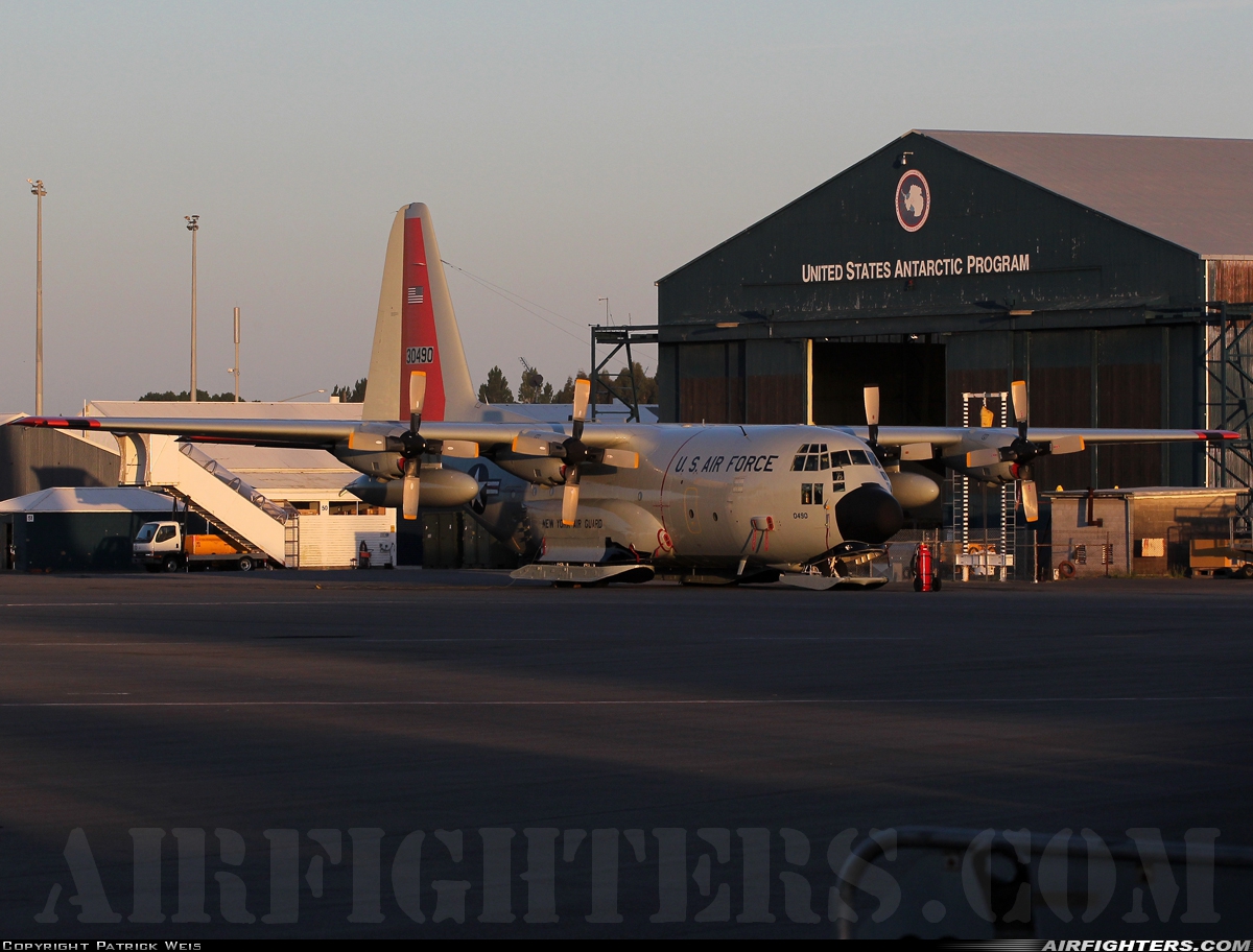 USA - Air Force Lockheed LC-130H Hercules (L-382) 83-0490 at Christchurch - Int. (CHC / NZCH), New Zealand