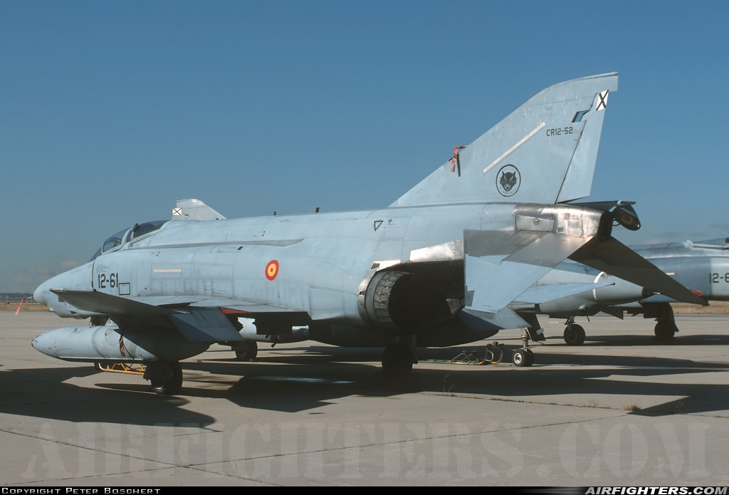Spain - Air Force McDonnell Douglas RF-4C Phantom II CR.12-52 at Madrid - Torrejon (TOJ / LETO), Spain