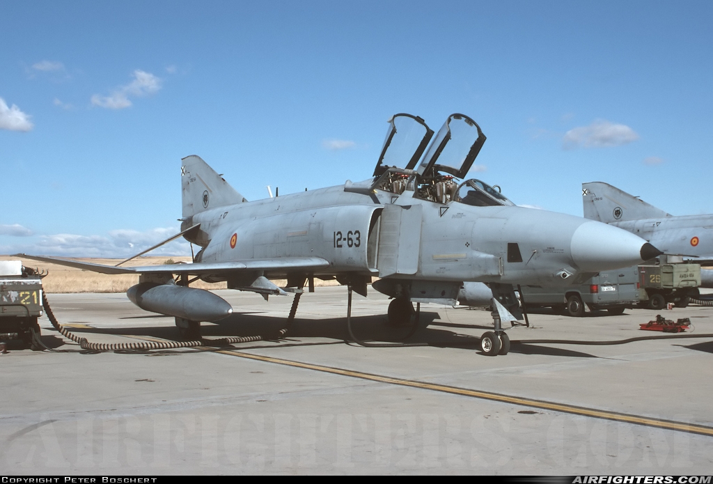 Spain - Air Force McDonnell Douglas RF-4C Phantom II CR.12-54 at Madrid - Torrejon (TOJ / LETO), Spain