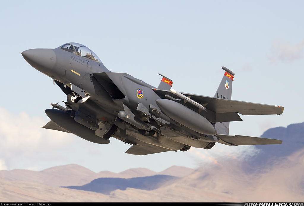 USA - Air Force McDonnell Douglas F-15E Strike Eagle 87-0210 at Las Vegas - Nellis AFB (LSV / KLSV), USA