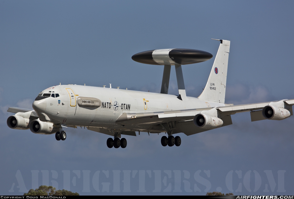 Luxembourg - NATO Boeing E-3A Sentry (707-300) LX-N90452 at Luqa - Malta International (MLA / LMML), Malta