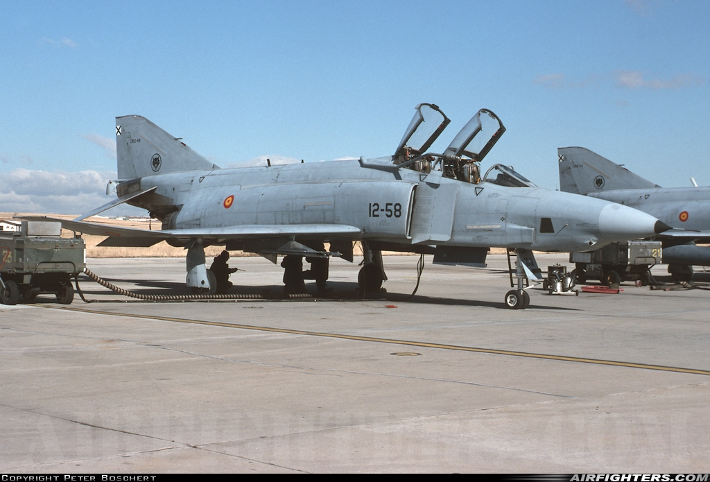 Spain - Air Force McDonnell Douglas RF-4C Phantom II CR.12-49 at Madrid - Torrejon (TOJ / LETO), Spain