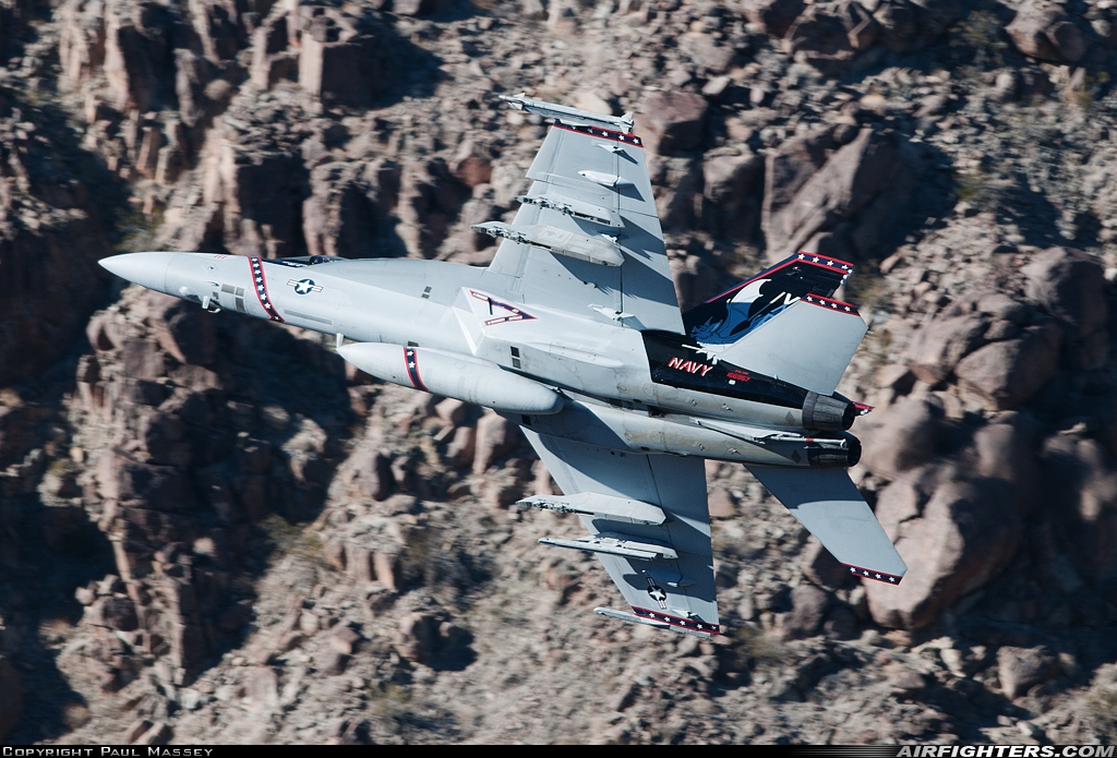 USA - Navy Boeing F/A-18E Super Hornet 166957 at Off-Airport - Rainbow Canyon area, USA