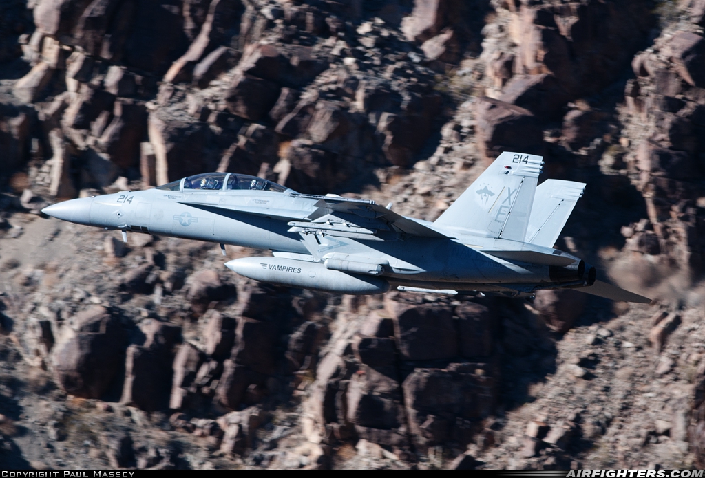 USA - Navy Boeing F/A-18F Super Hornet 166886 at Off-Airport - Rainbow Canyon area, USA