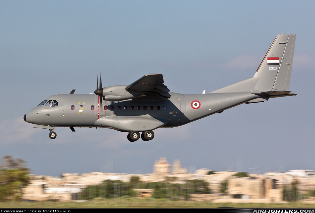 Yemen - Air Force CASA CN235M 2211 at Luqa - Malta International (MLA / LMML), Malta