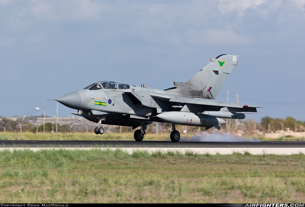 UK - Air Force Panavia Tornado GR4 ZD895 at Luqa - Malta International (MLA / LMML), Malta