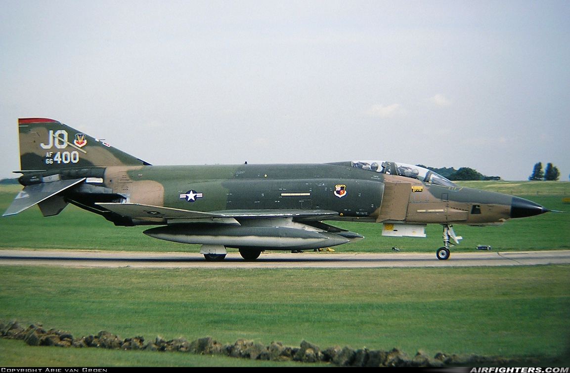 USA - Air Force McDonnell Douglas RF-4C Phantom II 66-0400 at Alconbury (AYH / EGWZ), UK