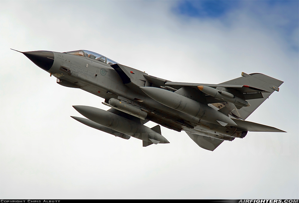 Saudi Arabia - Air Force Panavia Tornado IDS 7507 at Waddington (WTN / EGXW), UK