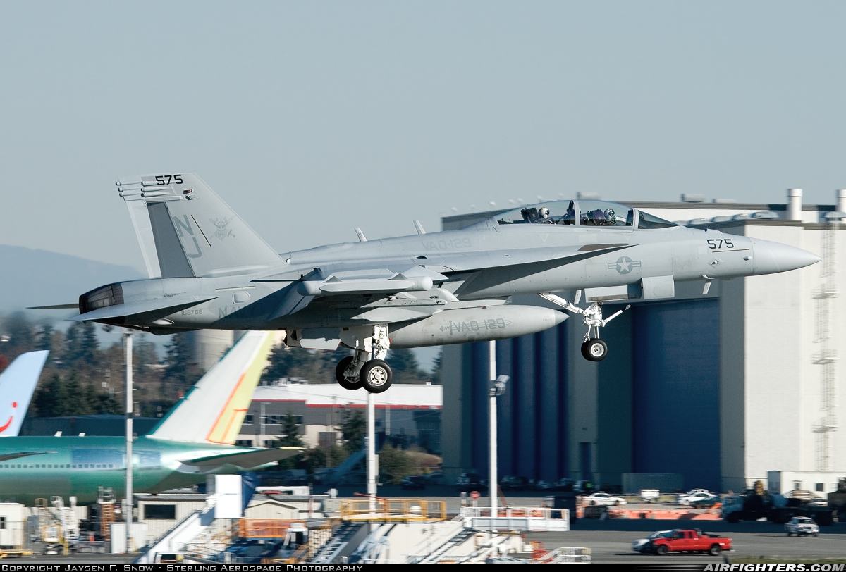 USA - Navy Boeing EA-18G Growler 168768 at Everett - Snohomish County / Paine Field (PAE / KPAE), USA