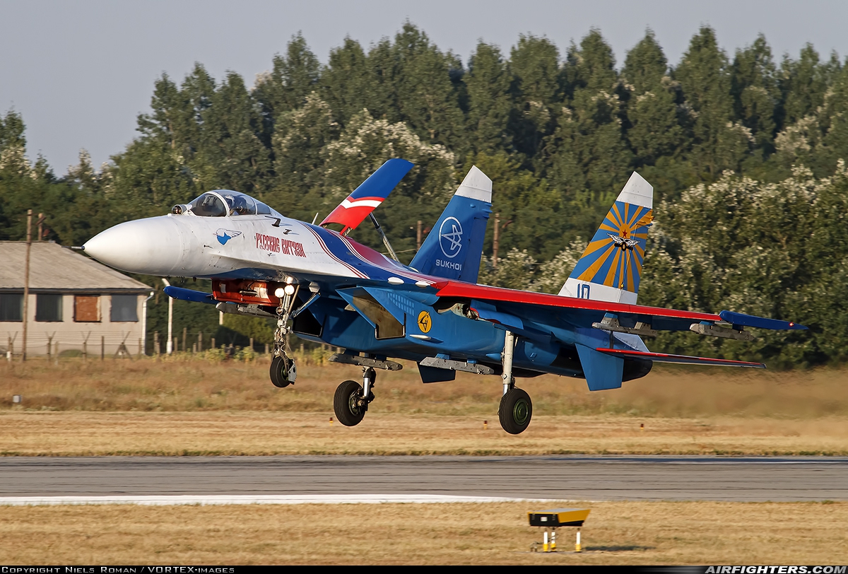 Russia - Air Force Sukhoi Su-27S 10 BLUE at Kecskemet (LHKE), Hungary