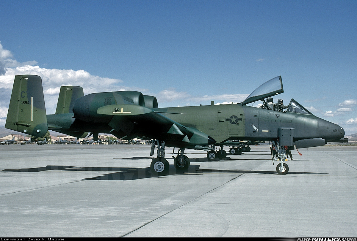 USA - Air Force Fairchild A-10A Thunderbolt II 78-0584 at Las Vegas - Nellis AFB (LSV / KLSV), USA