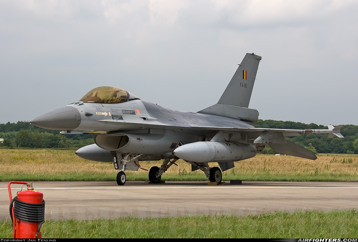 Belgium - Air Force General Dynamics F-16AM Fighting Falcon FA-116 at Uden - Volkel (UDE / EHVK), Netherlands