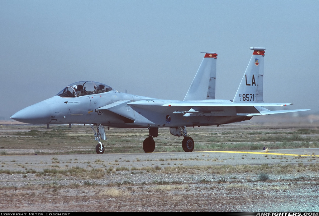 USA - Air Force McDonnell Douglas F-15D Eagle 78-0571 at Glendale (Phoenix) - Luke AFB (LUF / KLUF), USA