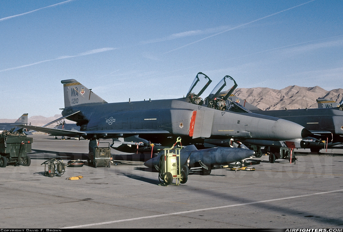 USA - Air Force McDonnell Douglas F-4G Phantom II 69-7210 at Las Vegas - Nellis AFB (LSV / KLSV), USA