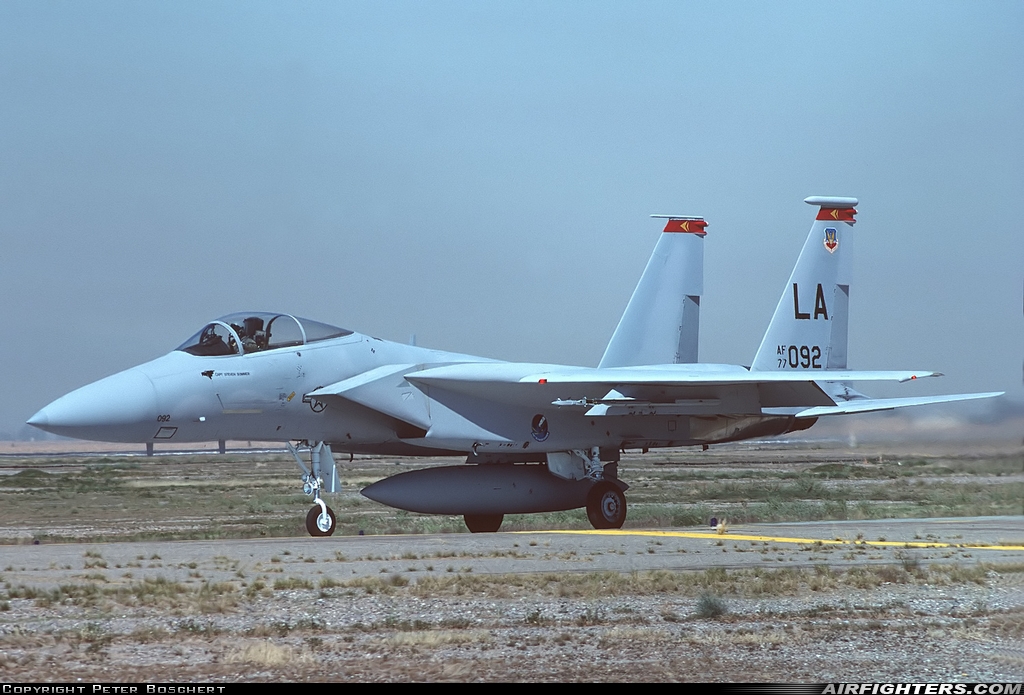 USA - Air Force McDonnell Douglas F-15A Eagle 77-0092 at Glendale (Phoenix) - Luke AFB (LUF / KLUF), USA