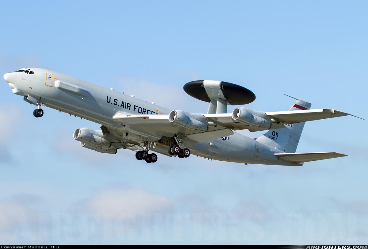 USA - Air Force Boeing E-3C Sentry (707-300) 82-0007 at Seattle - Boeing Field / King County Int. (BFI / KBFI), USA