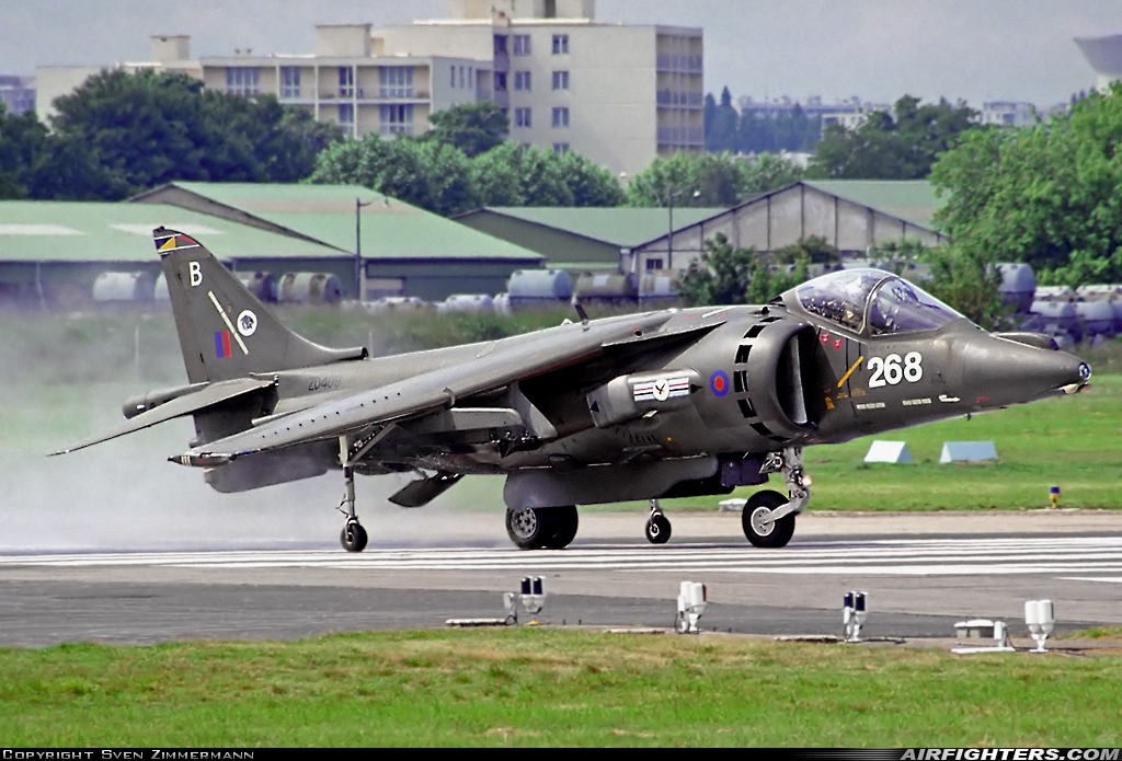 UK - Air Force British Aerospace Harrier GR.7 ZD409 at Paris - Le Bourget (LBG / LFPB), France