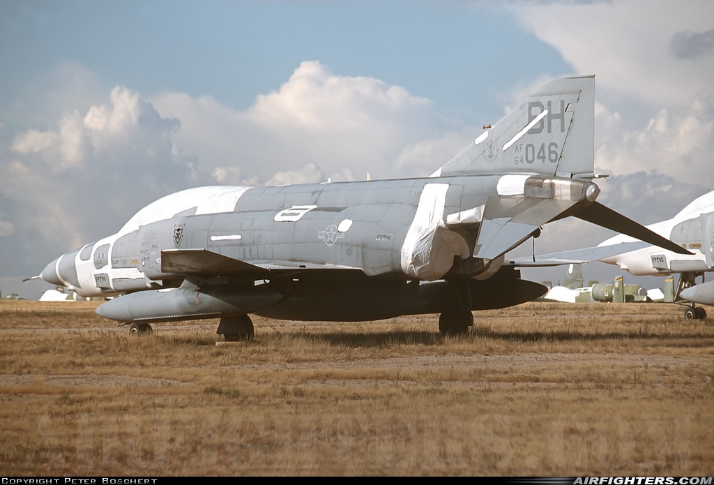 USA - Air Force McDonnell Douglas RF-4C Phantom II 64-1046 at Tucson - Davis-Monthan AFB (DMA / KDMA), USA