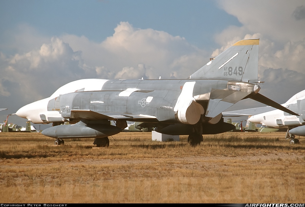 USA - Air Force McDonnell Douglas RF-4C Phantom II 65-0849 at Tucson - Davis-Monthan AFB (DMA / KDMA), USA