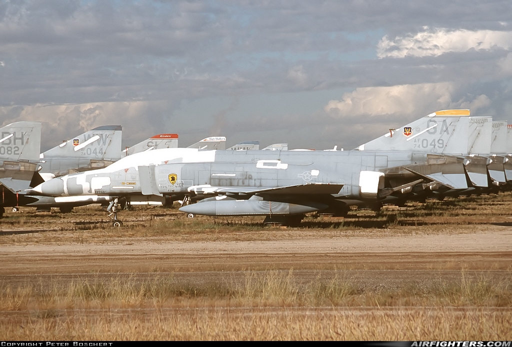USA - Air Force McDonnell Douglas F-4E Phantom II 74-1049 at Tucson - Davis-Monthan AFB (DMA / KDMA), USA