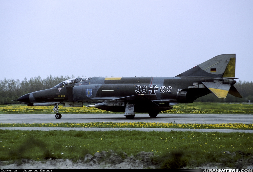 Germany - Air Force McDonnell Douglas F-4F Phantom II 38+62 at Leeuwarden (LWR / EHLW), Netherlands