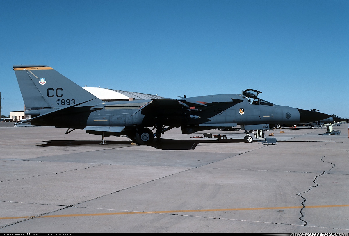 USA - Air Force General Dynamics F-111F Aardvark 71-0893 at Clovis - Cannon AFB (CVS / KCVS), USA
