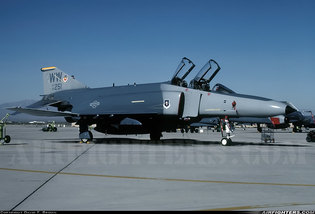 USA - Air Force McDonnell Douglas F-4G Phantom II 69-0251 at Victorville - Southern California Logistics (Int.) (George AFB) (VCV), USA