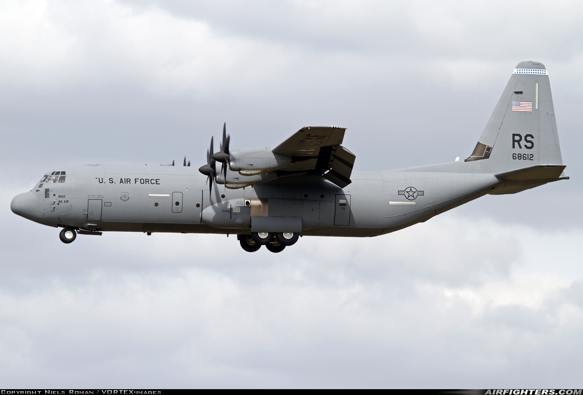 USA - Air Force Lockheed Martin C-130J-30 Hercules (L-382) 06-8612 at Ramstein (- Landstuhl) (RMS / ETAR), Germany