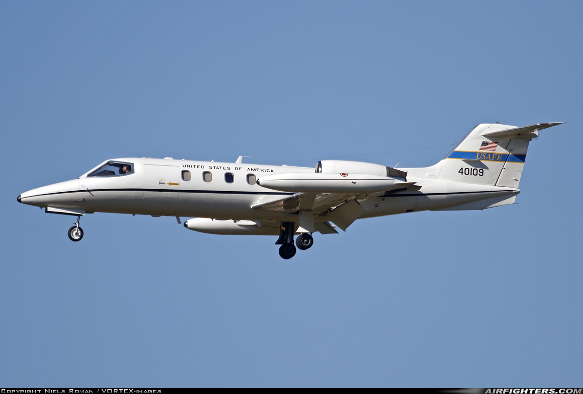 USA - Air Force Learjet C-21A 84-0109 at Ramstein (- Landstuhl) (RMS / ETAR), Germany