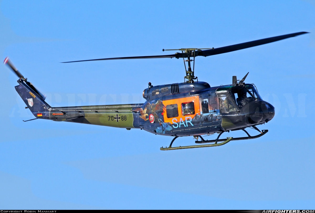 Germany - Air Force Bell UH-1D Iroquois (205) 70+88 at Landsberg-Penzing (ETSA), Germany