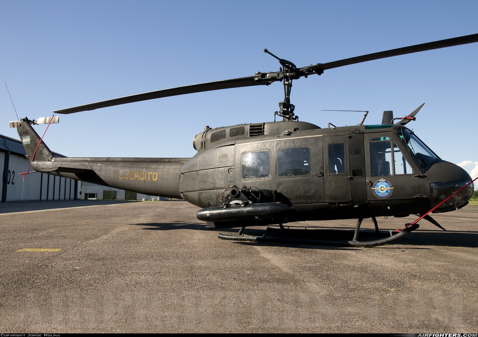 Argentina - Army Bell UH-1H Iroquois (205) AE-446 at Buenos Aires - Campo de Mayo (CPO / SADO), Argentina