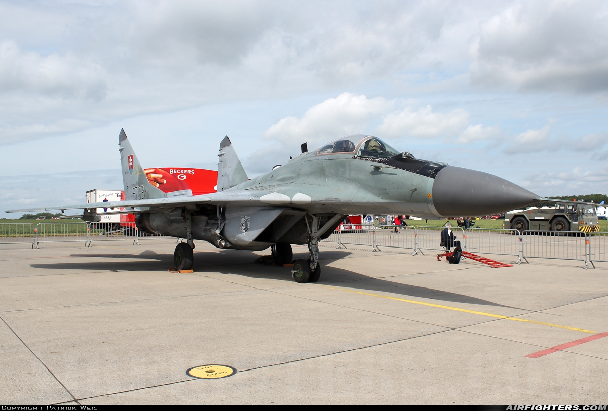 Slovakia - Air Force Mikoyan-Gurevich MiG-29AS 6728 at Florennes (EBFS), Belgium