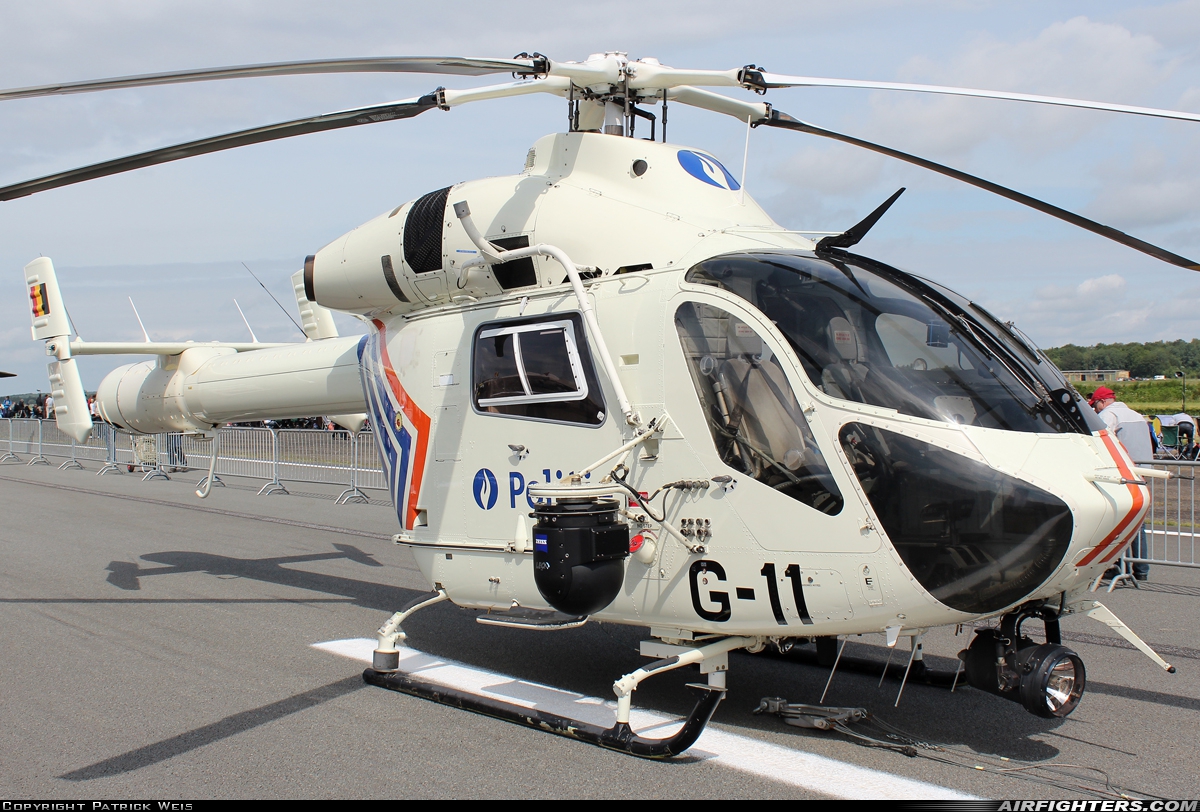 Belgium - Police MD Helicopters MD-902 Explorer G-11 at Florennes (EBFS), Belgium