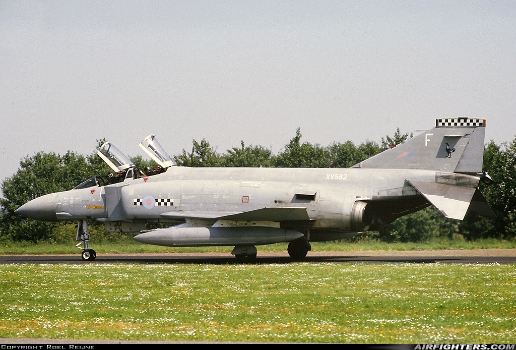 UK - Air Force McDonnell Douglas Phantom FGR2 (F-4M) XV582 at Leeuwarden (LWR / EHLW), Netherlands