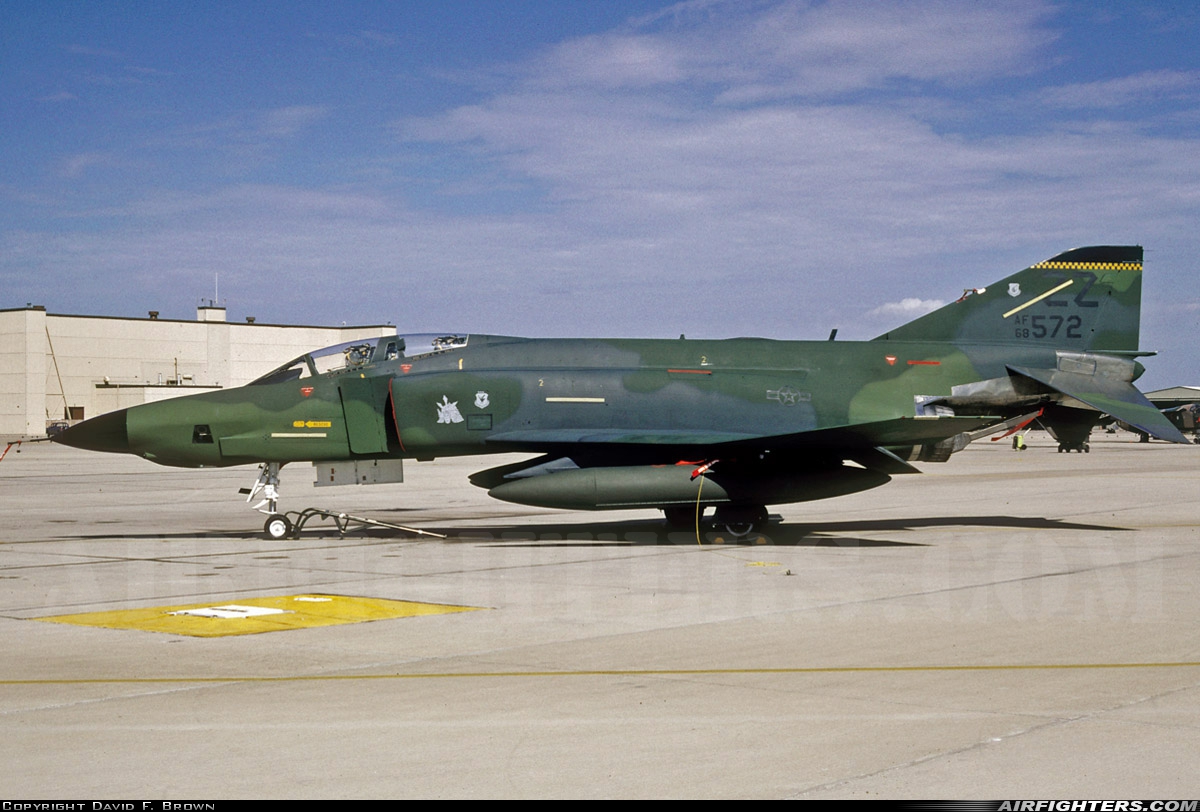 USA - Air Force McDonnell Douglas RF-4C Phantom II 68-0572 at Austin - Bergstrom Int. (AFB) (AUS / KBSM), USA