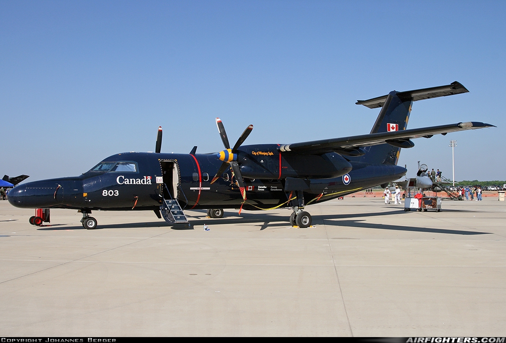 Canada - Air Force De Havilland Canada CT-142 Dash 8 (DHC-8-102) 142803 at Bossier City - Barksdale AFB (BAD / KBAD), USA