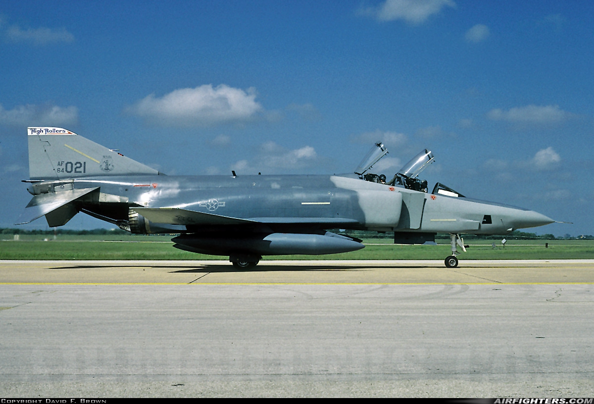 USA - Air Force McDonnell Douglas RF-4C Phantom II 64-1021 at Austin - Bergstrom Int. (AFB) (AUS / KBSM), USA