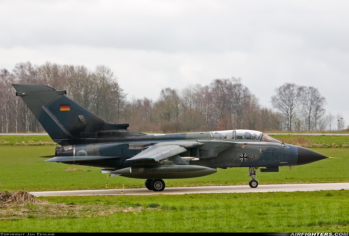 Germany - Air Force Panavia Tornado IDS 45+46 at Florennes (EBFS), Belgium