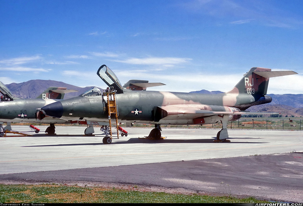 USA - Air Force McDonnell RF-101H Voodoo 56-0033 at Reno / Tahoe - Int. (Cannon) (RNO / KRNO), USA