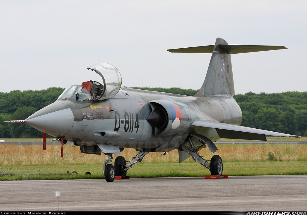 Netherlands - Air Force Lockheed F-104G Starfighter D-8114 at Uden - Volkel (UDE / EHVK), Netherlands