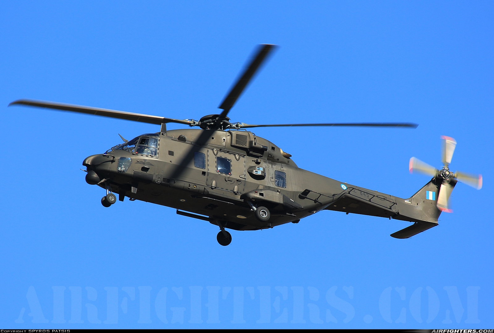 Greece - Army NHI NH-90TTH ES845 at Megara AB - Pahi (LGMG), Greece