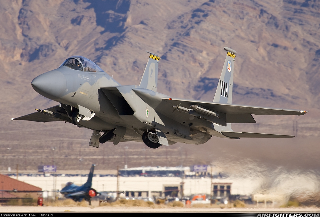 USA - Air Force McDonnell Douglas F-15C Eagle 83-0019 at Las Vegas - Nellis AFB (LSV / KLSV), USA