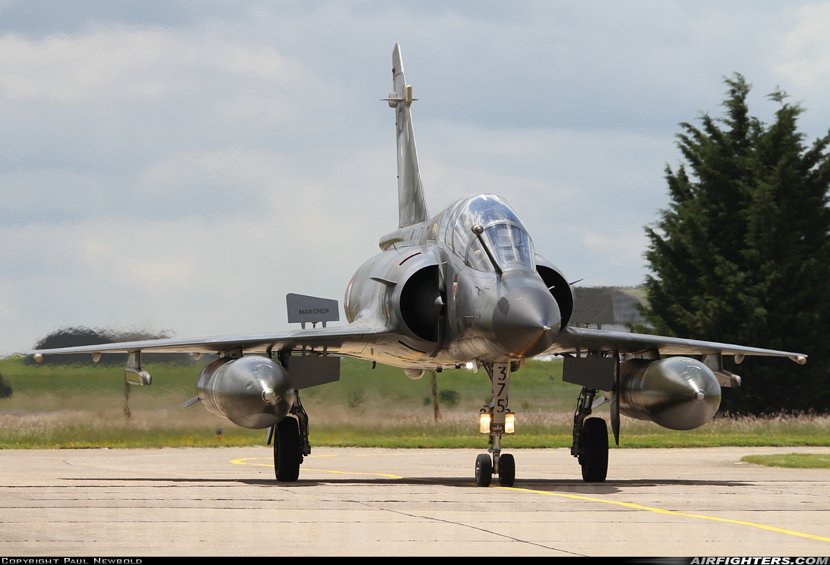 France - Air Force Dassault Mirage 2000N 375 at Chateaudun (LFOC), France