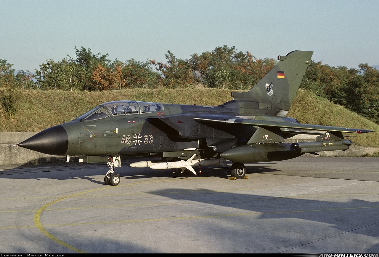 Germany - Air Force Panavia Tornado ECR 46+33 at Bremgarten (EDTG), Germany