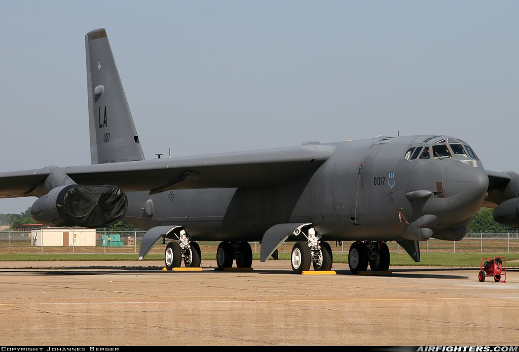 USA - Air Force Boeing B-52H Stratofortress 60-0017 at Bossier City - Barksdale AFB (BAD / KBAD), USA