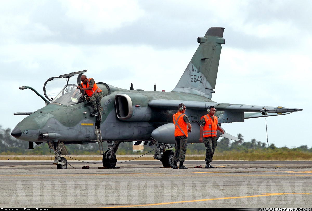 Brazil - Air Force AMX International A-1A 5543 at Natal - Augusto Severo (NAT / SBNT), Brazil