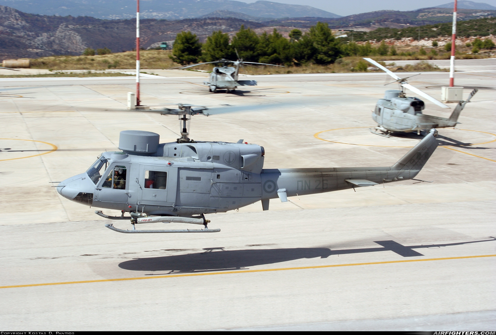 Greece - Navy Agusta-Bell AB-212ASW PN26 at Kotroni (KRN / LGKN), Greece